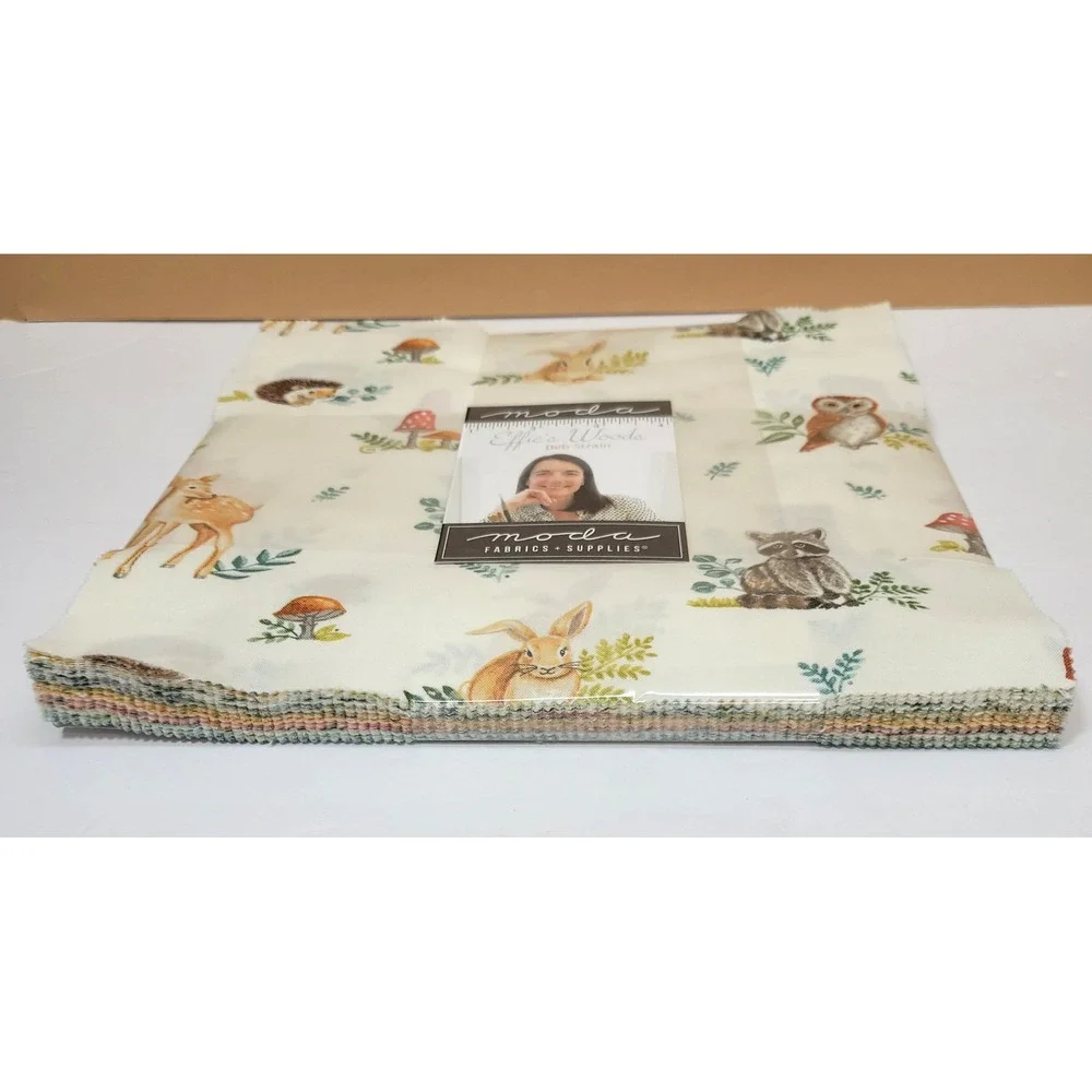 Moda Effies Woods Layer Cake‎ Deb Strain 10 Inch Squares Woodland Fabric 56010LC